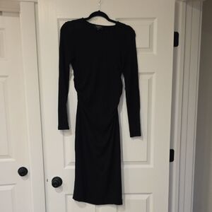 Banana Republic Classic Black Long Sleeve Dress